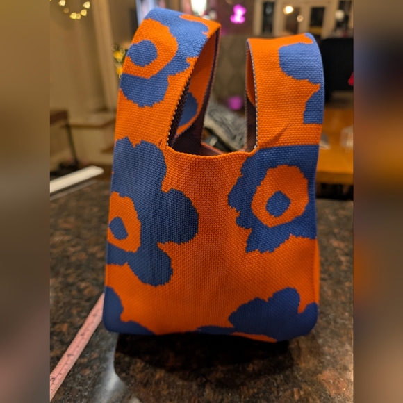 Small cloth purse / satchel / shopping bag / lunch bag - Picture 2 of 9